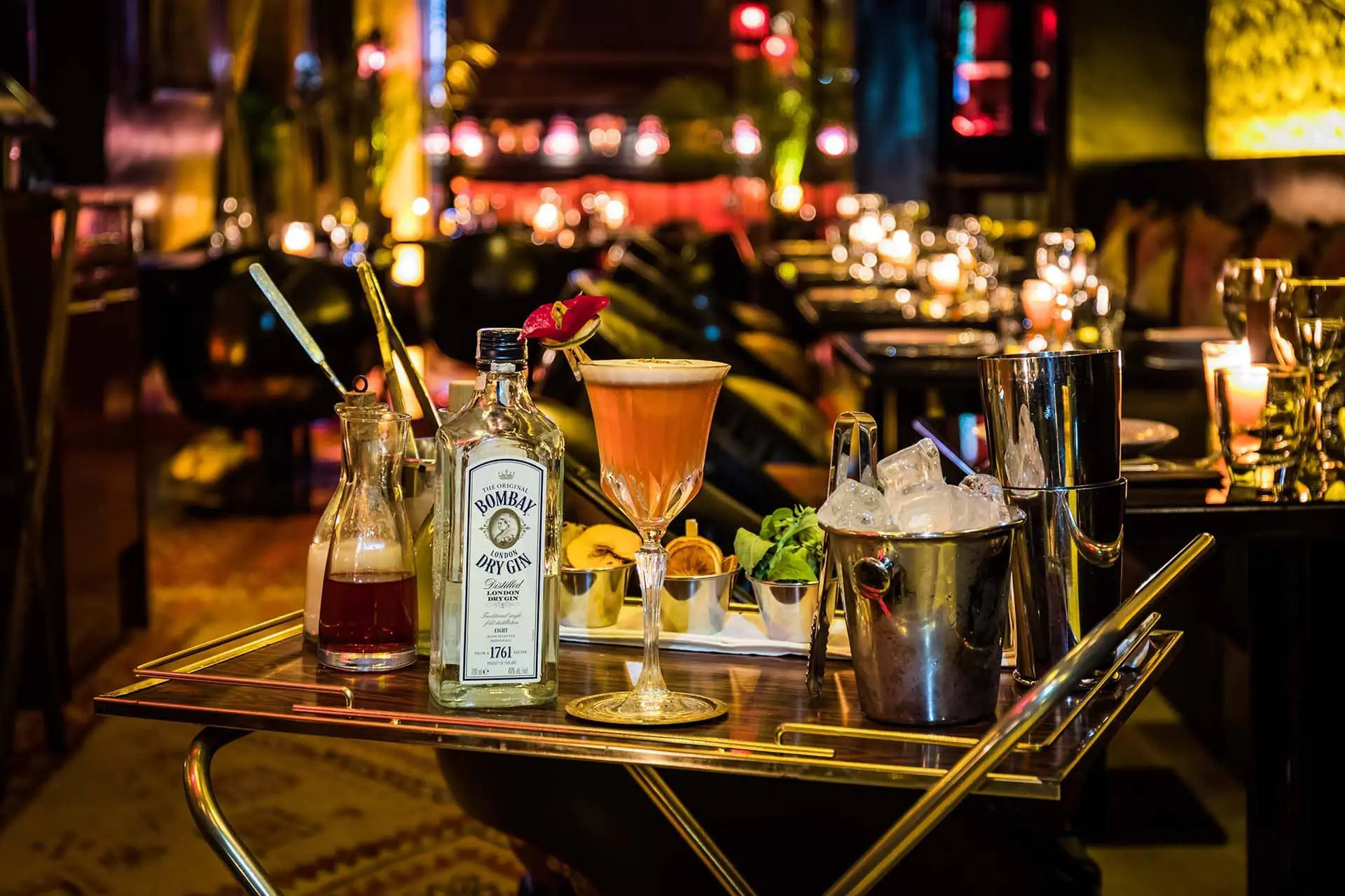 Chariot à cocktails Azar